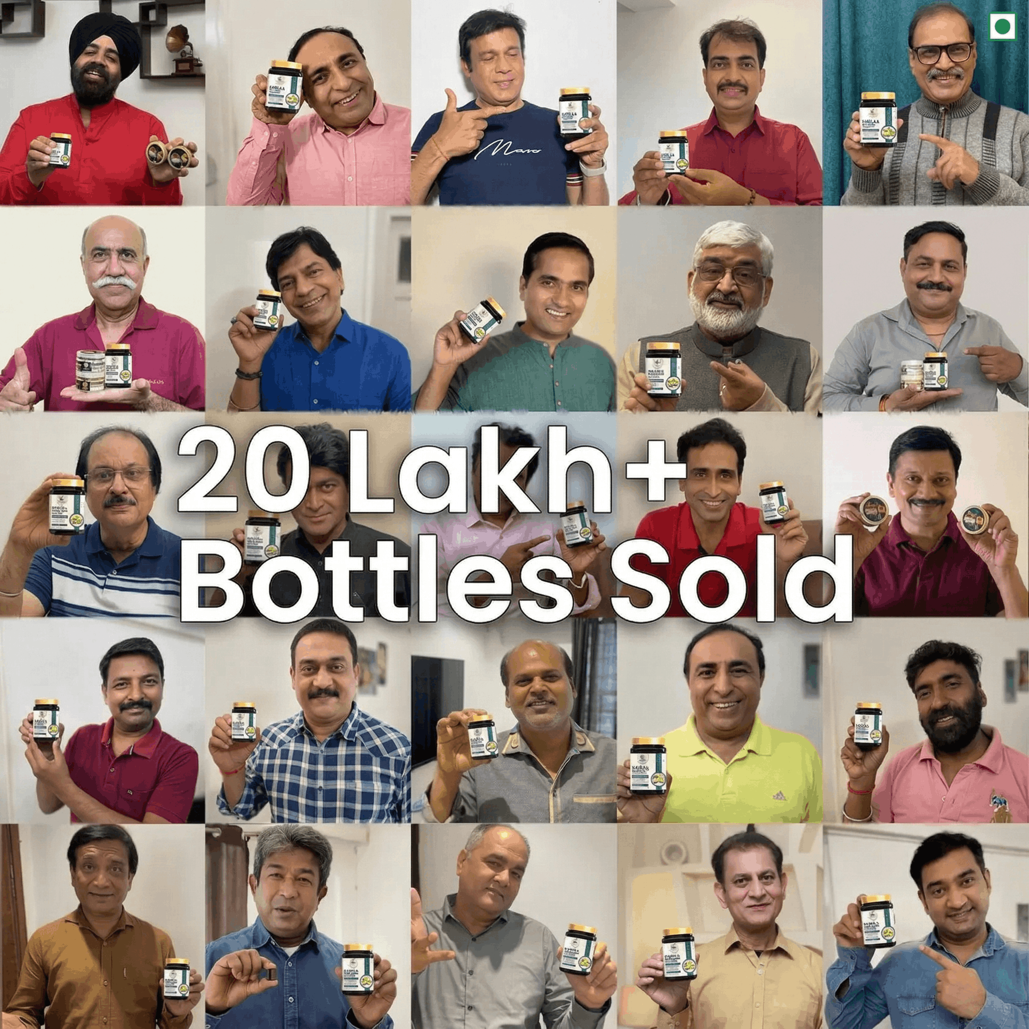 Jeewan Booti Customers Collage - 20 Lakh+ Bottles Sold